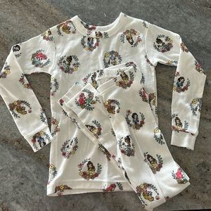 NWOT GAP x Disney princess snug fit long sleeve pjs 5 years organic cotton